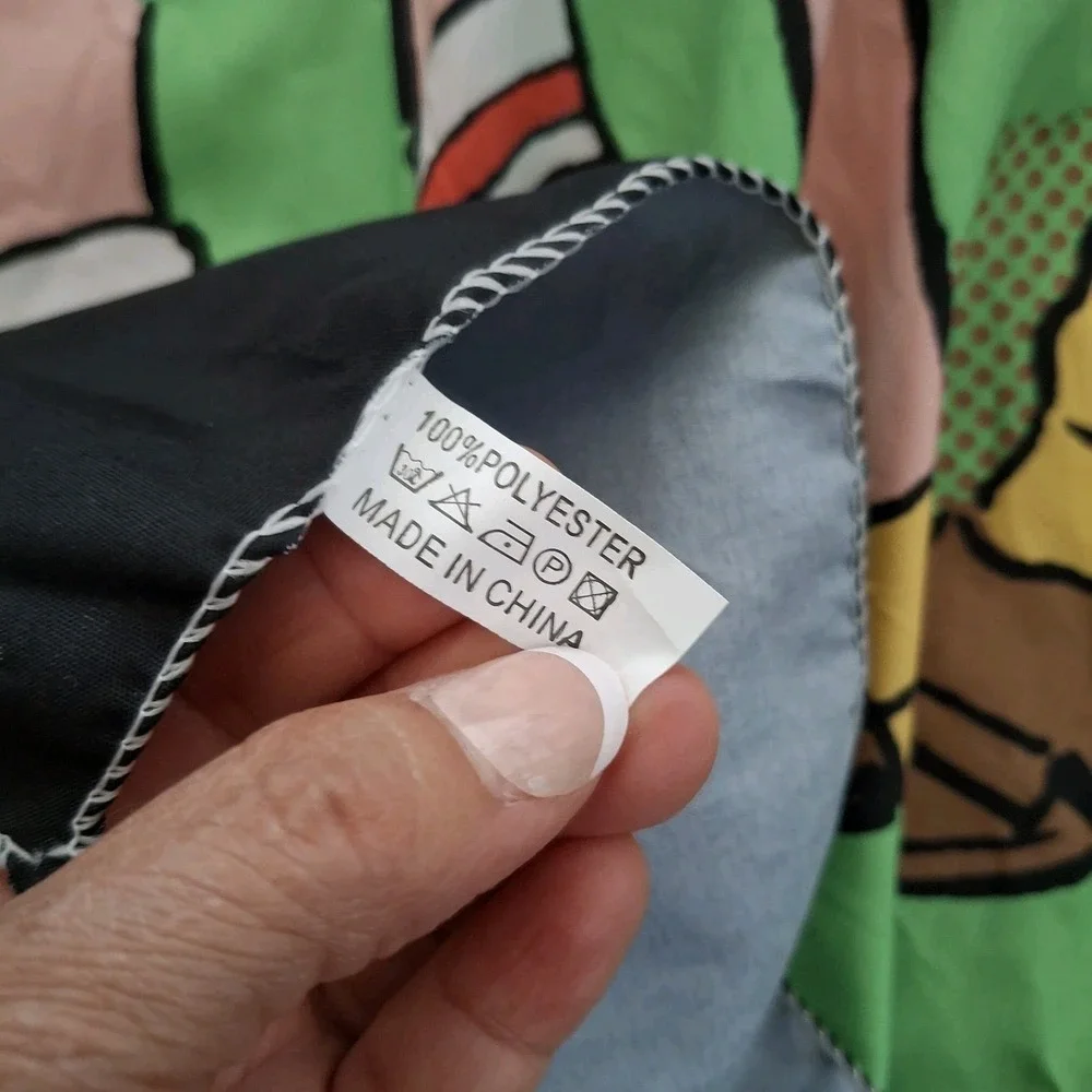 Steven Rhodes Throw Blanket Dont Talk To Strangers Alien UFO Retro 50x60 Y2K